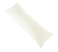 Nod Off Duck Feather Bolster Pillow Extra Filled Long Body Pillow for Pregnancy Support, Orthopedic Hypoallergenic UK Made Body Pillow for Superior Comfort & Sleep Quality (Double 4 FT 6 Inch)