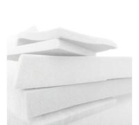 Nod Off High Density Cushions Seat Pad Upholstery Foam Sheet for Cushions Sofa Chair Foam Sheets for Crafts Cut To Any Size Dining Seat Stool Foam Sheet(15 X 15 X1 Inch)