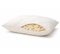Nod Off Wool Pillow - 100% Natural Wool Filled Pillow with Choice of Cotton, Bamboo, Silk or Quilted Cotton Cover - Breathable Temperature Regulating - Optional Lavender (Only Wool, Organic Cotton)