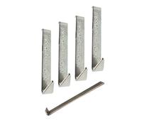 NoDamageHooks The Original for Fiber Cement Board siding ONLY! (4 Hooks and 1 Tool). Patented and Made in The USA. Also Available in 8 and 12 Packs.