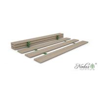 Nodax King Bed 5Ft Slats - Solid Pine Wood Replacement Slats, Sustainable, Eco-Friendly Material, Easy To Assemble - Set Of 8