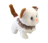 Nodding Cat Toy with Wiggling Tail - Realistic Electronic Plush - Educational and interactive toy that will keep the soft kitty lights occupied for hours. Living Room, Bed, Fireplace, Sofa, Car