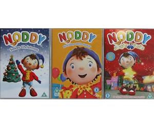 NODDY 1-3 UK COLLECTION / 1. NODDY SAVES CHRISTMAS / 2. BIRTHDAYS WITH NODDY / 3. JINGLE BELLS = ULTIMATE 3x THE MOST POPULAR NODDY DVD SET