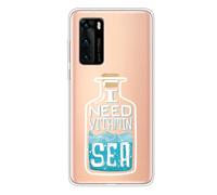 Nodigao Compatible for Realme 14X 5G / Realme C75 4G Case Pretty Silicone TPU Clear Transparent with Animal Pattern Design Shockproof Cover Cases - Bottle