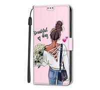 Nodigao for Oppo Reno 13 FS/Oppo Reno 13F 4G 5G Wallet Case for Girls Men Pretty Silicone Leather Animal Pattern Design with Stand Card Slot Kickstand Shockproof Cute Cover Cases - Girl