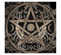 Nodrest 1PC Altar Cloth Tarot Tablecloth Starry Twelve Constellations Love Career Oracle Card Table Cover Moon Mat Divination Decor(TLB (317),50x50cm)