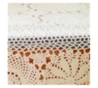 Nodrest 1pc Handmade Crochet Table Cloth Cotton Tablecloths Beige Lace Tablecloth(White,130x180cm)