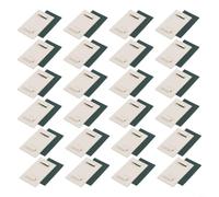 NoDrill Blind Support 24pcs Self-Adhesive Waterproof Clips for Various Indoor Window Treatments Strong Hold Plastic Blinds Fixing Brackets White 5.3x3.1cm Tool-Free for Living Room Bedroom Kitchen