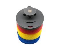 NoDrill Sponge Kitchen NonScratch Cleaning Sponges for Kitchen Sink with Smiles Shape Highly Power Magnets Easy Setups Grin Conjuring Spongiform