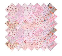 Nodsaw Floral Print Cotton Charm Pack by , 5 inch Precuts Quilting Fabric Bundle, 5 Quilt Charm Squares