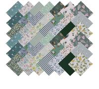 Nodsaw Floral Print Cotton Fabric Squares Bundles,Charm Packs for Quilting 5 inch,Fabric Scraps for Crafts,Precuts Quilt Squares 5 x 5