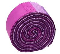 Nodsaw Jelly Roll Fabric Strips for Quilting, Crafting, and Sewing, 40 Strips Bundle, Soft Cotton for Blanket, Rug, Upholstery, Home Decor, and Purse Making, Solid Purple