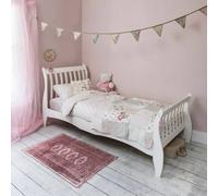 Nöa and Nani Astrid Single Bed Sleigh Frame in White Nöa and Nani White Single