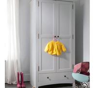 Nöa and Nani Birte Wardrobe with Storage in White Nöa and Nani White