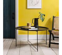 Nöa and Nani Bjarni Coffee Table Metal Side Table in Black Nöa and Nani Black