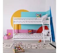 Nöa and Nani Harri Bunk Bed Low Midsleeper in White | Size: Single Nöa and Nani White Single