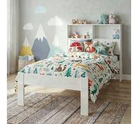 Nöa and Nani Joni Single Bed with Storage 3FT White for Kids, Teenagers, Adults Nöa and Nani White Single