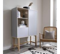 Nöa and Nani Lundby Sideboard Cabinet, Scandinavian Style Storage Unit in Grey Nöa and Nani Grey