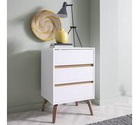 Nöa and Nani Otto Chest of Drawers Tall 3 Drawer in White Nöa and Nani White
