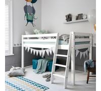 Nöa & Nani Moro Cabin Bed Kids Solid Wood Midsleeper In Classic White