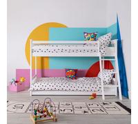 Nöa & Nani Noa & Nani Bunk Bed Kids Solid Wood Low Midsleeper In Classic White Harri