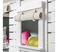 Nöa & Nani Noa & Nani Canvas Roll Up Windows And Door For Christopher Midsleeper With Classic White Frame Hans