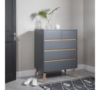 Nöa & Nani Noa & Nani Chest Of Drawers 3+2 Drawer In Silk Grey Otto