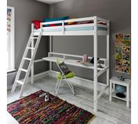 Nöa & Nani Noa & Nani High Sleeper Cabin Bed With Thea Desk In Classic White Thomas