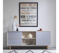 Nöa & Nani Noa & Nani Sideboard In Grey & Oak Finish Jarstorp