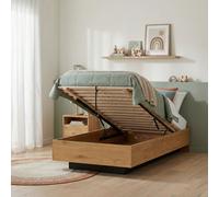 Nöa & Nani Noa & Nani Single 3Ft Gas Lift Ottoman Bed With Underbed Storage In Natural Pine Koping
