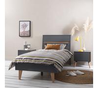 Nöa & Nani Noa & Nani Single Bed Frame In Silk Grey Otto