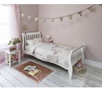 Nöa & Nani Noa & Nani Single Bed Sleigh Frame In Classic White Astrid