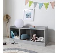 Nöa & Nani Noa & Nani Storage Bench With 3 Cubes In Silk Grey Stockholm