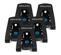 NÖHLSTER Locking Tool Clip for Cordless Drill, Impact Driver, Finish Nailer, Cordless Tools - No Holster Needed - Bit Holder Included, 5 Pack