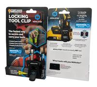 NÖHLSTER Locking Tool Clip for Cordless Drill, Impact Driver, Finish Nailer, Cordless Tools - No Holster Needed - Bit Holder Included