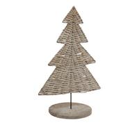 Noel Collection Large Wicker Tree Ornament For Holiday Decor