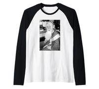 Noel Edmonds Radio One DJ As Santa Deal Or No Deal Christmas Raglan Baseball Tee