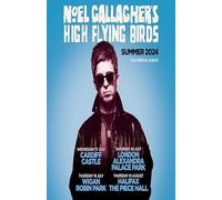 Noel Gallagher High Flying Birds UK Tour 2024 A4 Print Poster Wall Art Home Decor Album Gift Present Photo Living Room Dining Room Bedroom Hall Loft Office Unframed