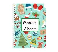 Noel Organizer - 6x9 Inches Tasks Scheduling Stationery, Routine Charting Logs | December Checklist Booklet, Merry Vacation Paperbound System, Humorous Preparation Chronology Registry,