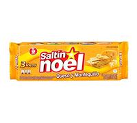 Noel- Saltín - Cookies with Cheese and Butter Flavor - Ideal for All Times of the Day - Product of Colombia 385 Grams