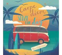 Noel Tatt Card Bon Voyage Card - Camper Van Design - 'Carpe Diem - Sieze The Day' - Vibrant Goodbye Greeting Card for Travel Lovers