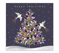 Noel Tatt Charity Christmas Cards Pack of 10 Christmas Tree & Doves