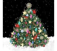 Noel Tatt Charity Christmas Cards Pack of 10 Elegant Christmas Tree