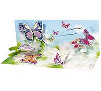 Noel Tatt Panoramic Butterflies Pop-up Greetings Card
