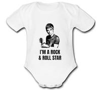 NOEL Unique Baby Vest Baby Grow Babygrow Boys Girls UNISEX cute funny GIFT present for a GALLAGHER ROCK AND ROLL STAR