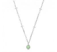 NOELANI - Necklace for Women in 925 Silver - with Zirconia and Cat Eye - NOE-N0021