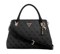 GUESS Women's Noelle Ii Luxury Satchel, Crossbody, Coal Logo, One Size