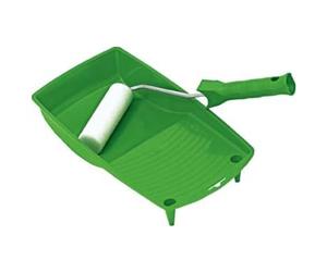 Nölle 704500 Polyurethane Foam/Plastic Painting Set, Green/White, 10 cm