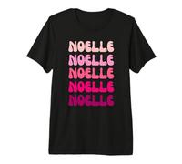 Noelle Retro Stack Design Premium T-Shirt