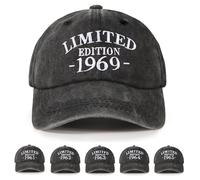 NOEMIN 56th-1969 Birthday Gifts for Men,Dad Birthday Gift - Baseball Caps Mens Cotton Adjustable Vintage